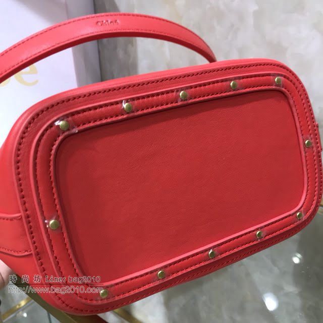 Chloe女包 克洛伊經典Roy抽繩圓環大號水桶包 Chole手提肩背斜挎包  jjh1316
